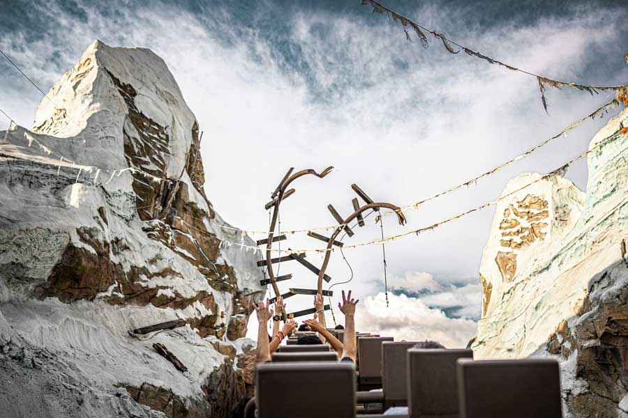 Disney World Animal Kingdom Everest rollercoaster, Disney World best rides