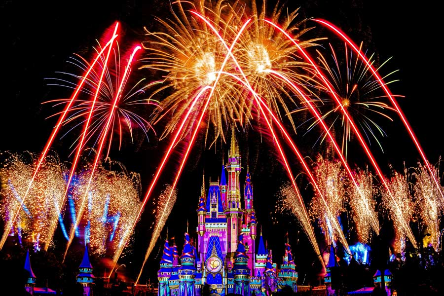 Disney World Magic Kingdom fireworks
