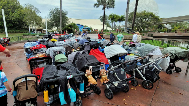 Strollers at Disney World