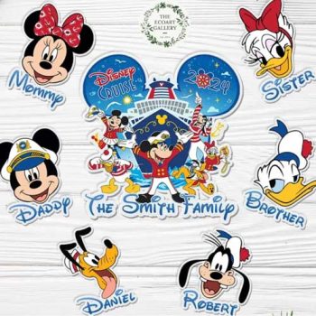 Disney cruise cabin door decor