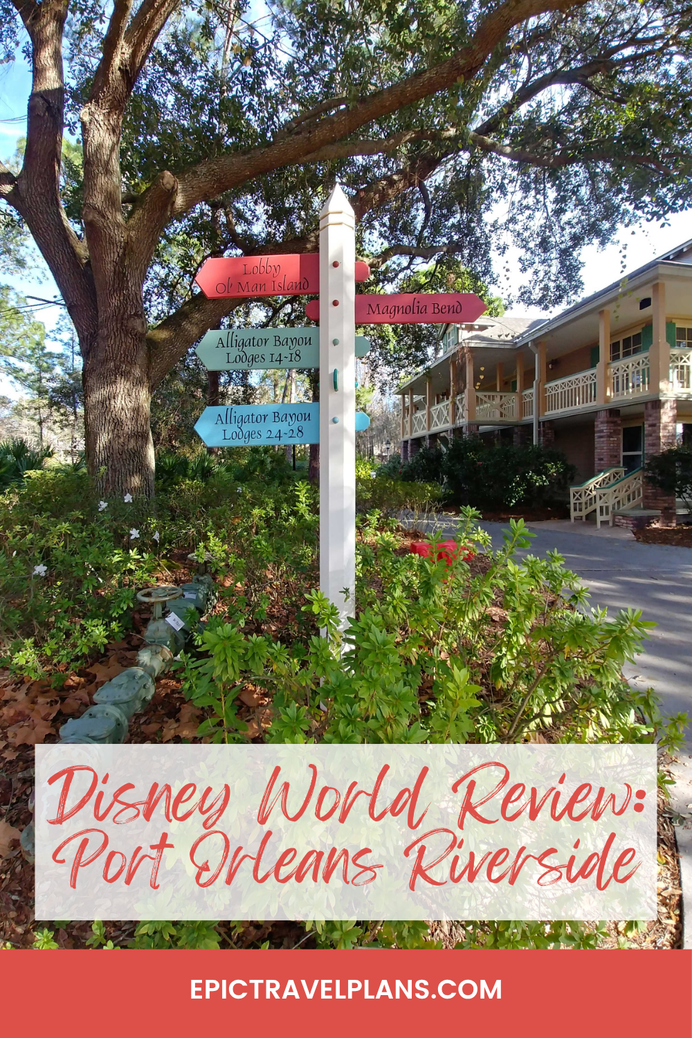 Disney World Port Orleans Riverside Resort pin
